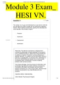 HESI 101Module 3 Exam&lowbar; HESI VN&period;