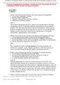 Program Management  Stanhope&colon; Foundations for Population Health in Community&sol;Public Health Nursing&comma; 5th Edition&comma;100&percnt; CORRECT