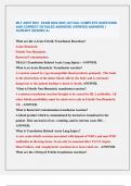 MLT ASCP BOC EXAM 2024-2025 &vert;ACTUAL COMPLETE QUESTIONS  AND CORRECT DETAILED ANSWERS &lpar;VERIFIED ANSWERS &rpar;  ALREADY GRADED A&plus;