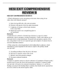 HESI EXIT COMPREHENSIVE REVIEW B