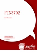 FIN3702 EXAM PACK 2020