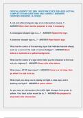 OFFICIAL PERMIT TEST DMV NEWYORK STATE 2024-2025 &vert;ACTUAL  COMPLETE EXAM QUESTIONS AND CORRECT ANSWERS  &lpar;VERIFIED ANSWERS &rpar; A GRADE&period;
