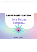 New: Commas ~ Fun Worksheet/Activity | KS2/KS3 Basic English Punctuation