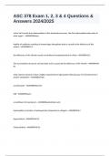 ASC 378 Exam 1&comma; 2&comma; 3 & 4 Questions & Answers 2024&sol;2025