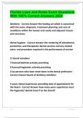 FLORIDA LAWS AND RULES &lpar;DENTAL EXAM ADEX CDCA&rpar; EXAM STUDY GUIDE 2024&sol;2025 UPDATED VERSION ALREADY GRADED A&plus;