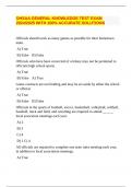 OHSAA GENERAL KNOWLEDGE TEST EXAM 2024&sol;2025 WITH 100&percnt; ACCURATE SOLUTIONS