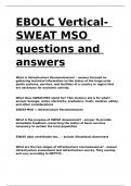 EBOLC Vertical- SWEAT MSO questions and answers&period;