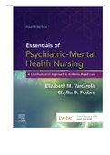 Essentials of Psychiatric Mental Health Nursing 4th Edition Varcarolis Nursing Test Banks