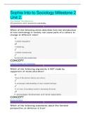 Sophia Into to Sociology Milestone 2 Unit 2&period;