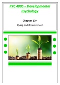PYC 4805 - Adult Development - Chapter 13 Summary