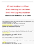 RN ATI Med-Surg Proctored Exam 2021.docx
