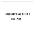 Samenvatting Internationaal Recht VUB 20-21