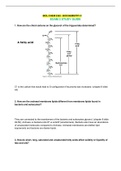 BIOL 3362 - Exam 3 Study Guide (Biochemistry, Fatty Acids).