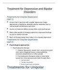 Treatment for Depressive and Bipolar Disorders