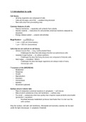IB Biology SL Exam Summary Sheet
