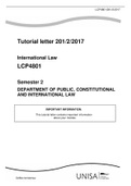 LCP4801 Tutorial Letter 201 -semester 2 - 2017