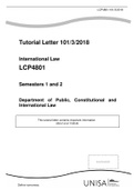  LCP4801  Tutorial Letter 101/3 International Law    Semesters 1 and 2 