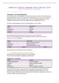 FINANCIEEL MANAGEMENT VOOR DE CREATIEVE INDUSTRIE SAMENVATTING - COMMUNICATIE JAAR 2 HVA