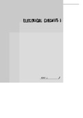 Electrical Circuits 1