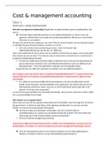 Cost en management accounting - Totaal pakket