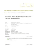 NURS 6501N midterm Week 6 exam spring 2020 