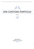 NR 661 Week 5 APA Capstone Portfolio Part 1