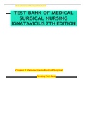 BIO 211Test Bank of Medical surgical nursing ignatavicius 7th edition