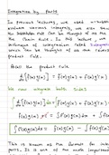 Integration by parts summary