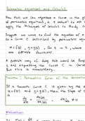 Parametric Equations and Calculus summary