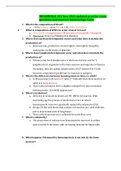 MICROBIOLO 101 New 2021 updated practice exam questions and answers Immunology Exam