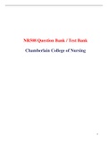 NR508 Question Bank (Midterm Exam and Final Exam) / NR 508 Midterm Exam and Final Exam Question Bank (Latest-2021): Chamberlain College of Nursing |100% Correct Q & A, Download to Secure HIGHSCORE|