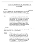 NURS 6550 MIDTERM EXAM QUESTIONS AND ANSWERS&period; &lpar; 2021 latest update&rpar;