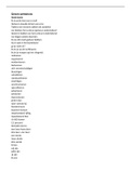 Engelse woordenlijst vocabulaire word list