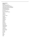 Engelse woordenlijst vocabulaire word list