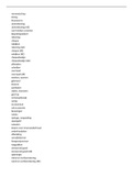 Engelse woordenlijst vocabulaire word list alles