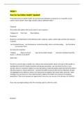 Exam &lpar;elaborations&rpar; NR 443 Week 7 DQ 1 How Do You Define Health&sol;NR 443 Week 7 DQ 1 How Do You Define Health&period; A Graded&period; Chamberlain College Of Nursing&period;