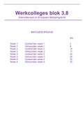 Werkcolleges/ Oefenvragen + antwoorden blok 3.8 (RF318 Internationaal en Europees Belastingrecht) (2020/2021)