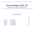 Hoorcolleges blok 3.8 (RF318 Internationaal en Europees Belastingrecht) (2020/2021)