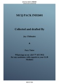 MCQ PACK IND2601 LATEST 2021