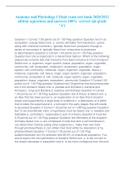 Anatomy and Physiology I Final exam test bank 2020&sol;2021 edition &lpar;questions and answers 100&percnt;  correct aid grade &OpenCurlyQuote;A&rsquo;&rpar;