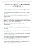 midterm study guide Sonia ALL ANSWERS 100&percnt; ASURED GRADE  A&plus;