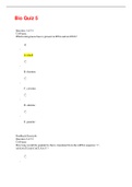 SCIN130 B011 &sol; SCIN130 - Introduction to Biology with Lab Quiz 5 &lpar;DNA&rpar; &vert; 100 out of 100 &vert; Download To Score An A&period;