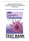 Porths Essentials of Pathophysiology 5th Edition Test Bank.pdf