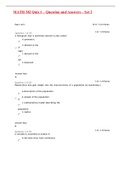 MATH 302 Quiz 1 – Question and Answers – Set 2