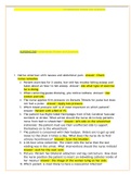 NURSING 200Fundamentals Answer and Questions&period;