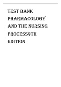 Exam (elaborations) PHARM NR 223 TEST BANKPharmacology and the Nursing Process9th Edition