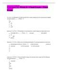 Comp 230 Week 8 Final Exam - Final Exam with questions and the correct answers.