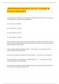 JEPPESON PRIVATE PILOT STAGE III EXAM 2024&sol;2025