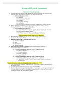  NR509 &sol; NR 509 Midterm Exam Study Guide&colon; Advanced Physical Assessment - Chamberlain