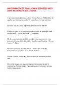 IAHCSMM CRCST FINAL EXAM 2024&sol;2025 WITH 100&percnt; ACCURATE SOLUTIONS